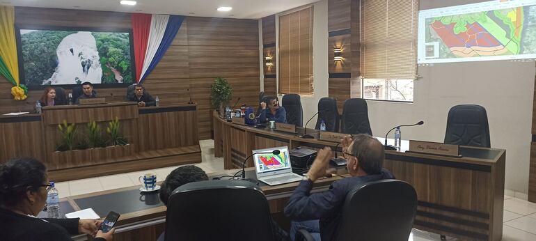 La presentación de los avances del plan se realizó en el Junta Municipal.