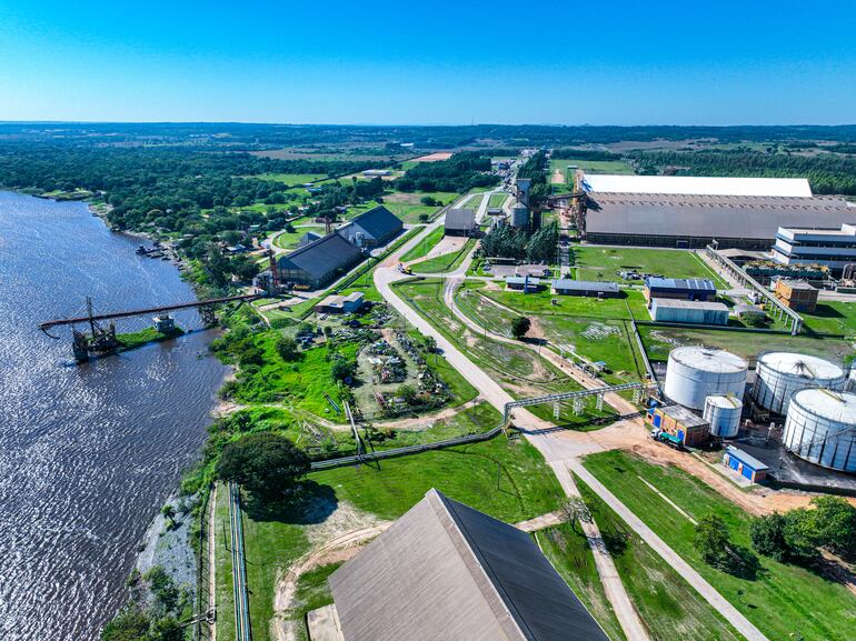 Industria sojera de Paraguay, Caiasa, ubicada en Villeta