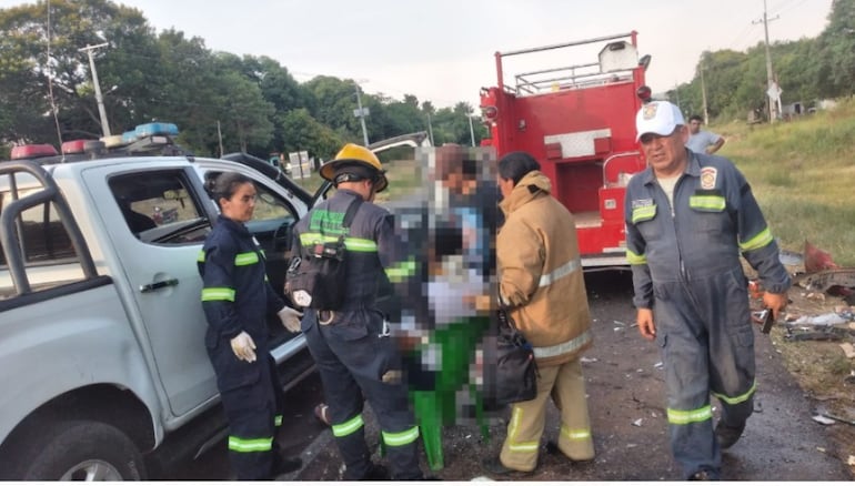 Fatal e impactante accidente de tránsito en Emboscada