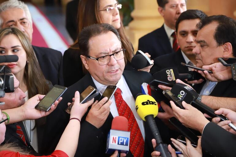 José Alberto Alderete, vicepresidente del Partido Colorado. (Imagen de archivo).