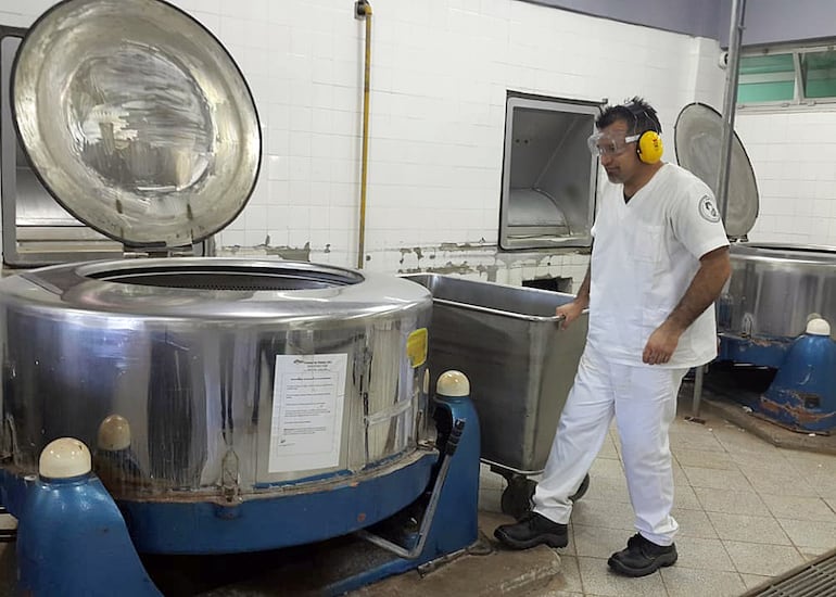 Los trabajadores de lavandería cumplirán una  función establecida al área de enfermería en el PBC.