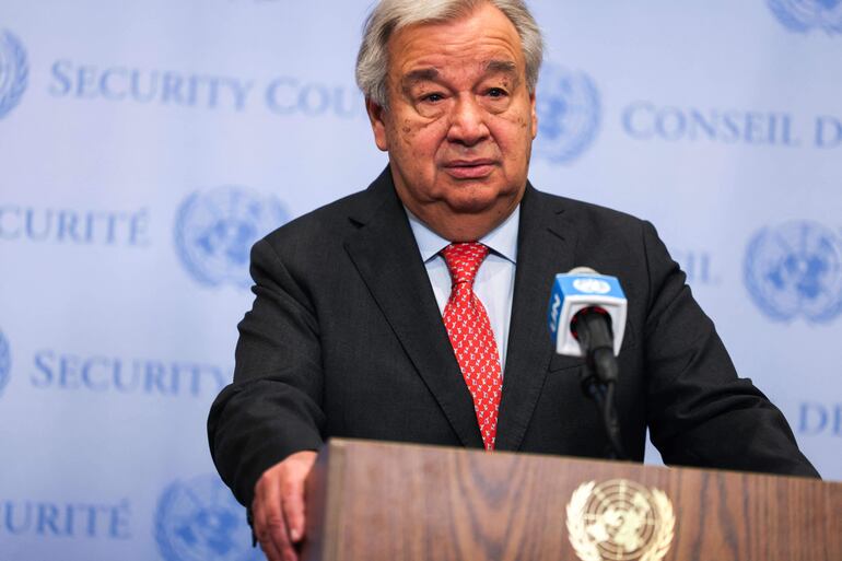 El secretario general de la ONU, Antonio Guterres. 