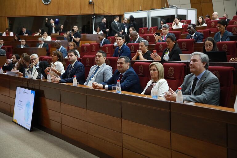 Senadores y diputados participaron de la 20ª Asamblea Plenaria de ParlAmericas y el 8º Encuentro de la Red de Parlamento Abierto realizado en el Congreso Nacional paraguayo 07-05--2024