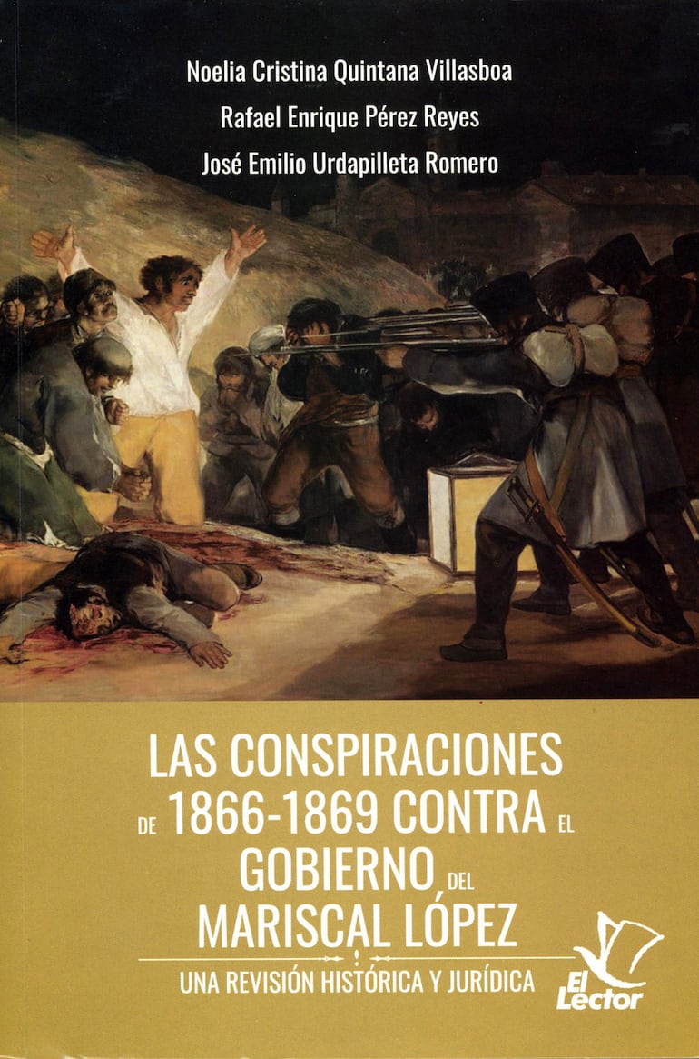 Portada del libro sobre las conspiraciones contra el gobierno del Mariscal Francisco Solano López.
