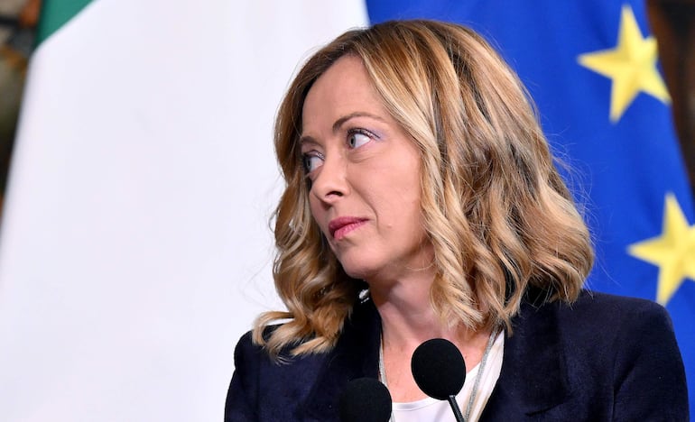 Giorgia Meloni, primera ministra de Italia.