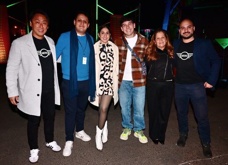 Daniel Park, Felipe Vallejo, Yenny Cubilla, Giovanni Borba, Mazly García y Alfredo Carmona.