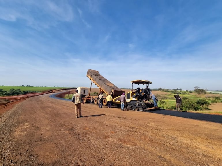 En el lote dos, que abarca desde el km 19 hasta el km 31 los trabajos están más avanzados.