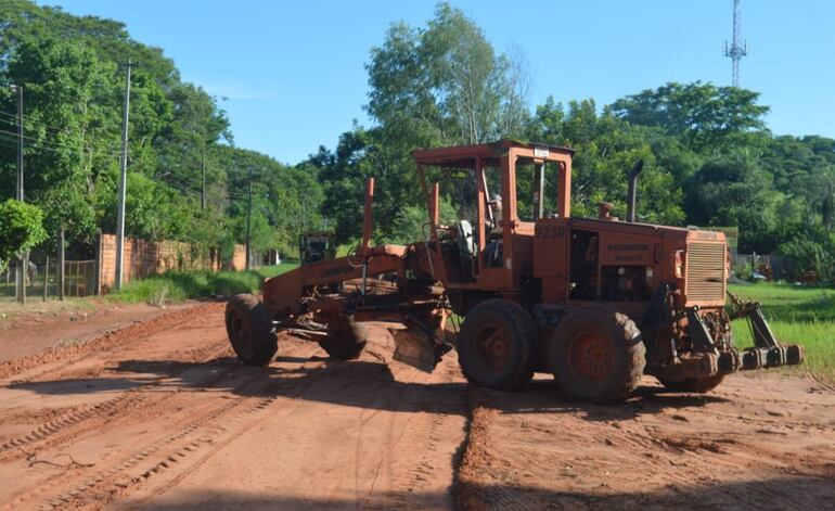 Desde esta semana los trabajos de arreglos se trasladan en la colonia Moises Bertoni de Santaní