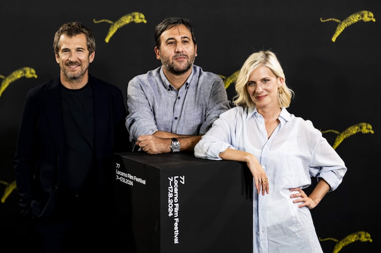 El actor francés Guillaume Canet, el director italiano Gianluca Jodice y la actriz francesa Melanie Laurent presentarán "Le Deluge" en el Festival de Locarno.