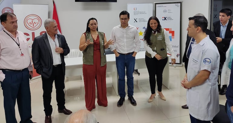 La ceremonia de apertura de la maratón de cirugías fue esta mañana con la presencia de las autoridades sanitarias, locales y departamentales.