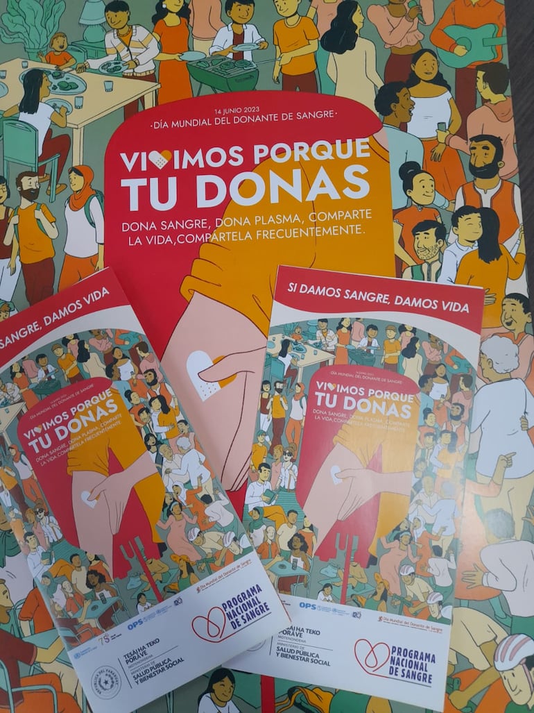 Paraguay necesita 140 mil donaciones al año para que las redes puedan trabajar con tranquilidad.