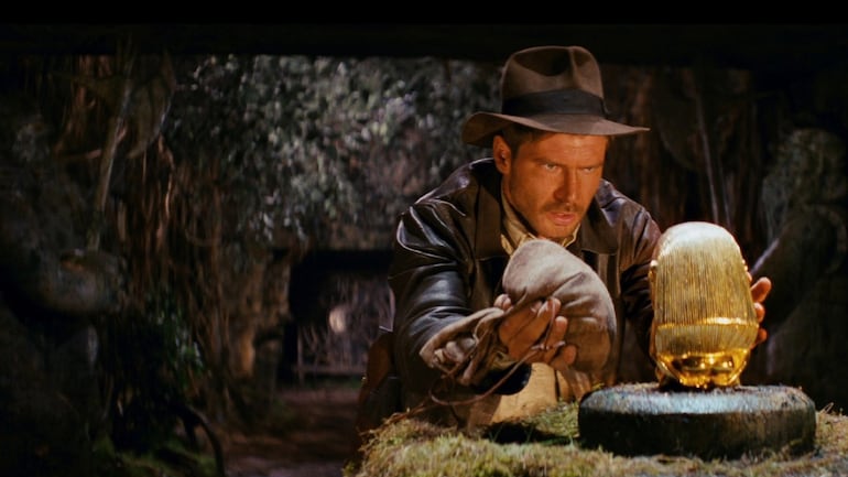 Harrison Ford en "Cazadores del Arca Perdida".