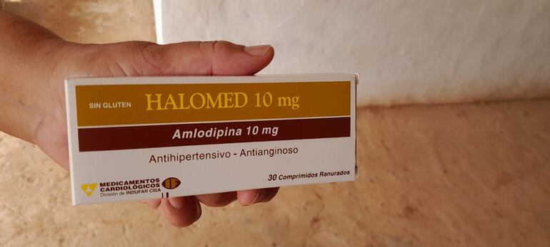 La amlodipina es uno de los medicamentos que más se requieren en los hospitales de ciudades de Cordillera.
Su costo es de G.130.000.