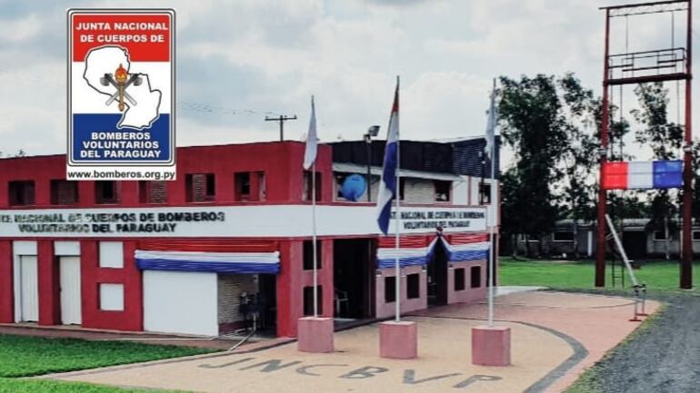 Fotografía institucional de la  Junta Nacional del Cuerpo de Bomberos Voluntarios del Paraguay .