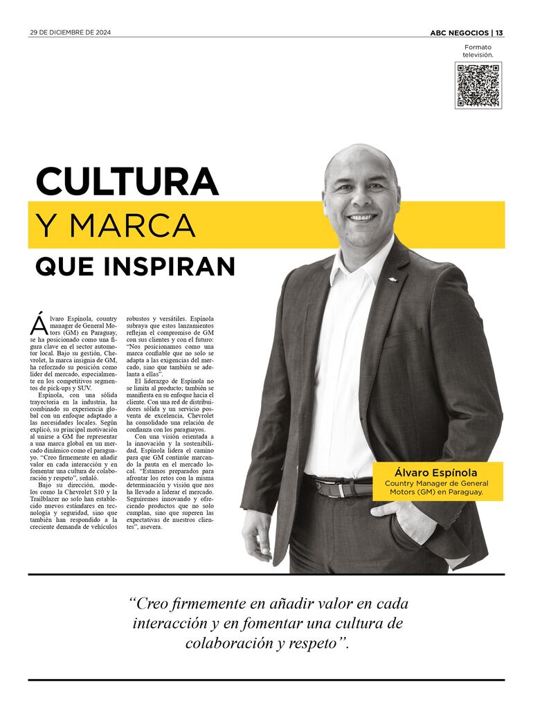 Álvaro Espínola: Cultura y marca que inspiran