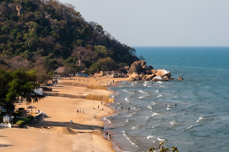 Bahía en el Lago Malaui.