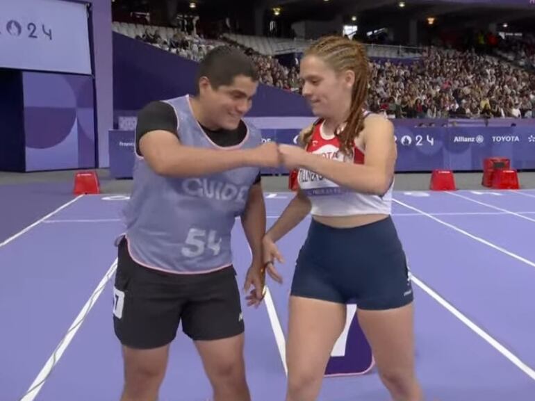 La paraguaya Melissa Tillner debutó en los Juegos Paralímpicos París 2024.