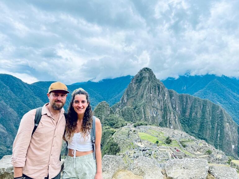 En Machu Pichu, Perú.