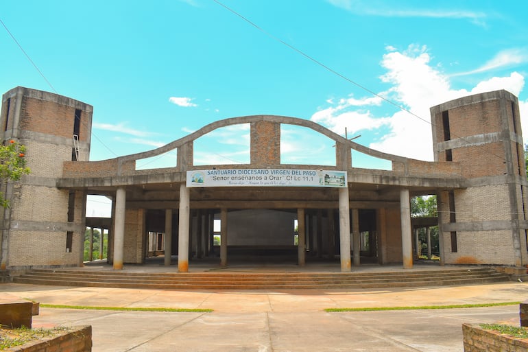 Templo del Santuario Diocesano Virgen del Paso, donde se realizará la Misa Central en honor a la Virgen de Itapé.