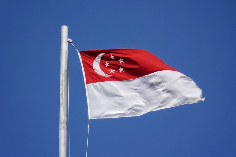 Singapur bandera