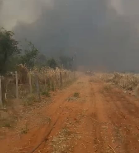 Se reavivó el fuego en el Chaco.