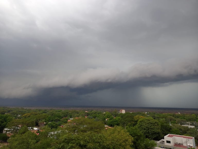 Son dos departamentos en área de tormentas para esta tarde.