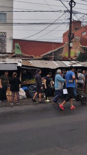 Mercado 4 Asunción derrumbe