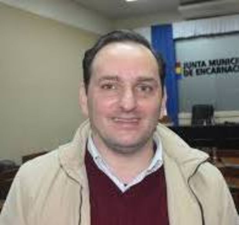 Sebastián Remezowski, ex intendente transitorio en la municipalidad de Encarnación.