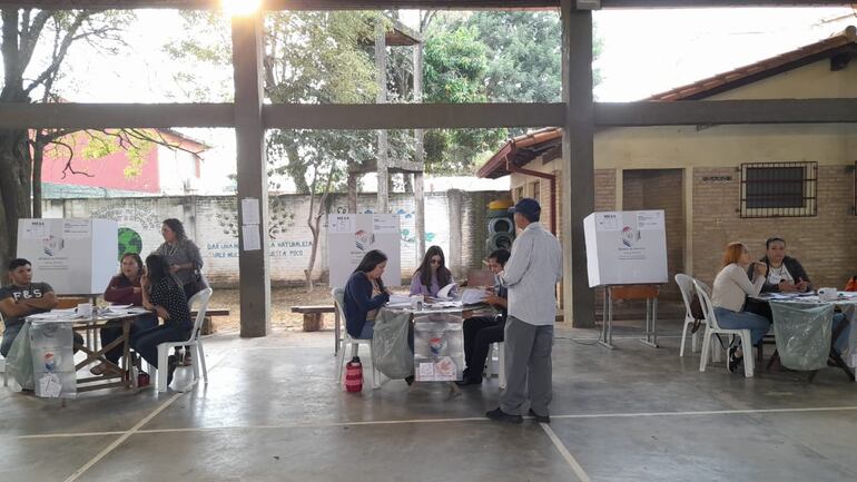 Elecciones en Tobatí, departamento de Cordillera.