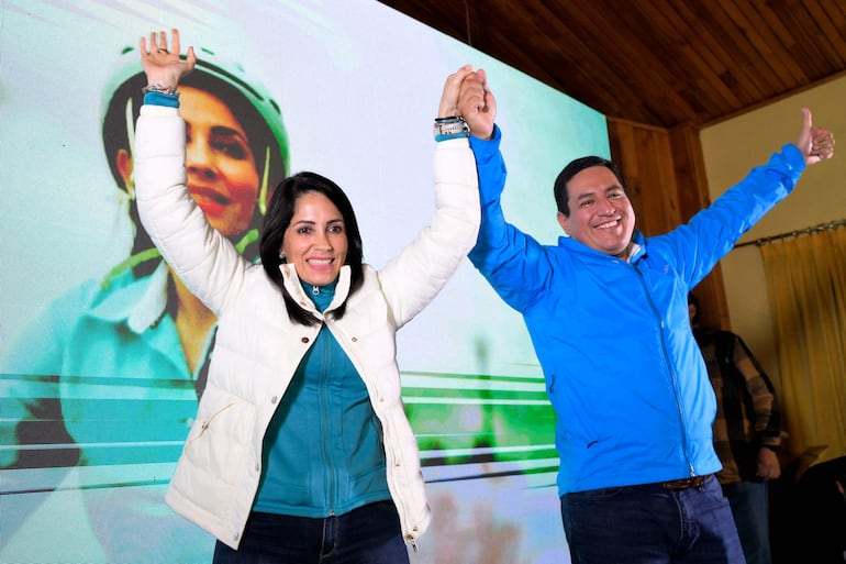 Con más del 50 % de votos escrutados, Luisa González y Daniel Noboa van a segunda vuelta