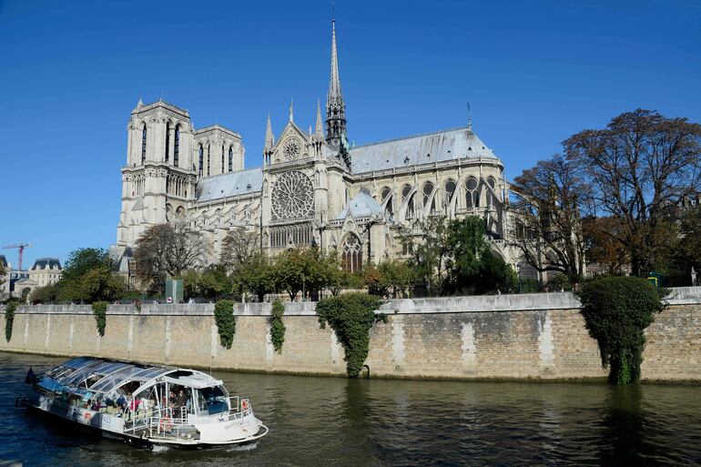 La catedral de Notre Dame en París, Francia.