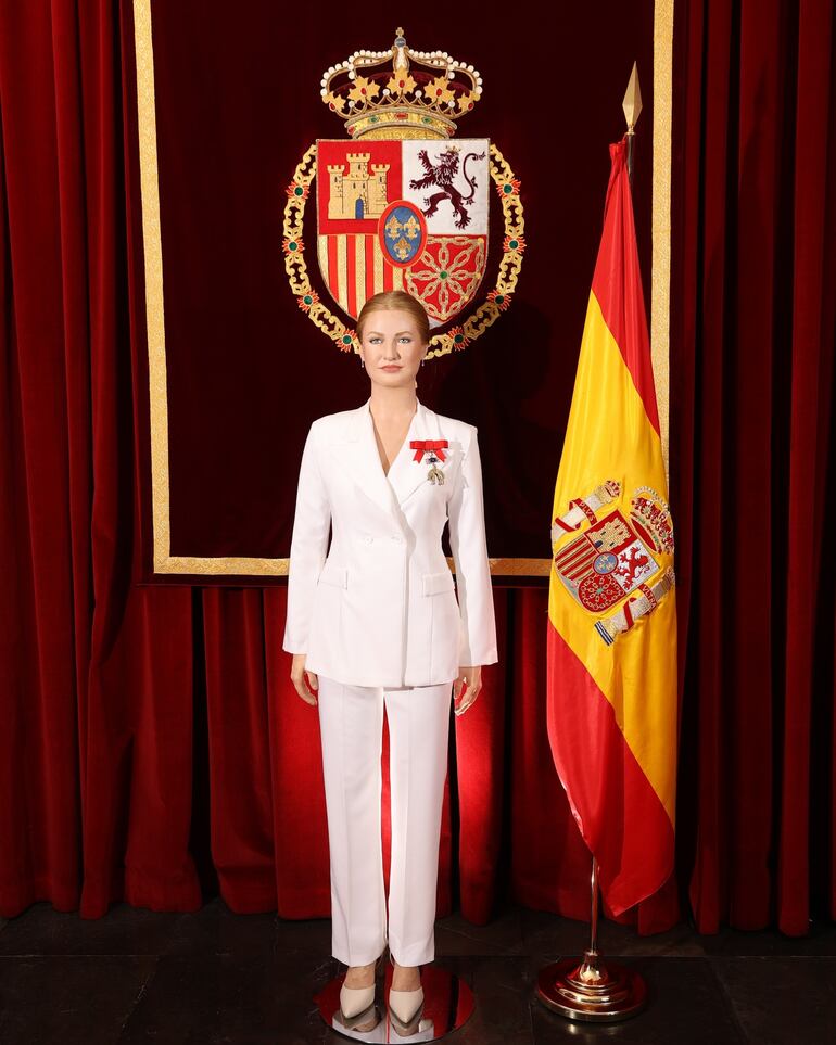 “Presentamos a la Princesa Leonor, nuestra nueva figura que se suma a nuestra colección, reflejando un momento crucial de la historia contemporánea”, se puede leer en la cuenta de Instagram del Museo de Cera de Madrid. (Instagram/Museo de Cera de Madrid)