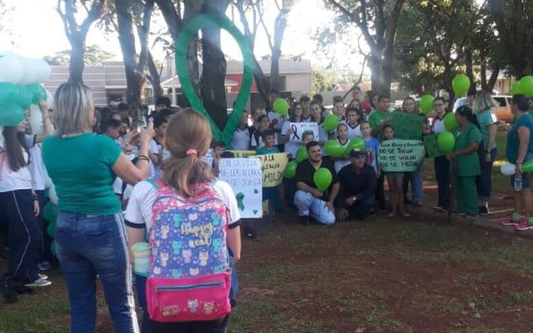 El punto de encuentro fue la avenida Naranjal del distrito homónimo.