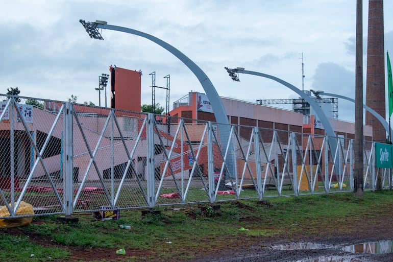 Basura en Sambodromo de Encarnación