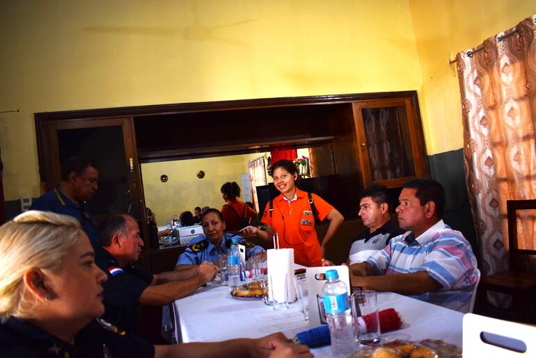 Directora de la Policía Departamental de Paraguarí, comisario general, Martina Trinidad Ortellado.