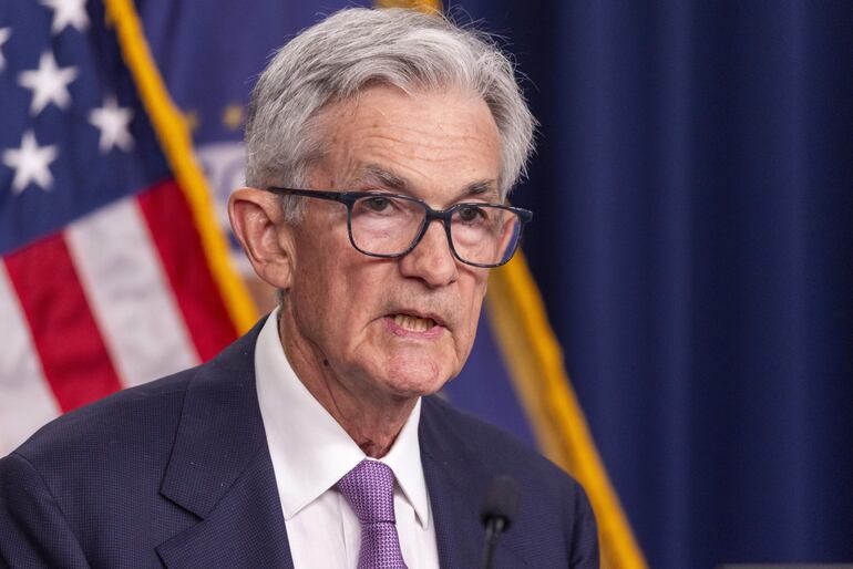 El presidente de la Reserva Federal de Estados Unidos, Jerome Powell.