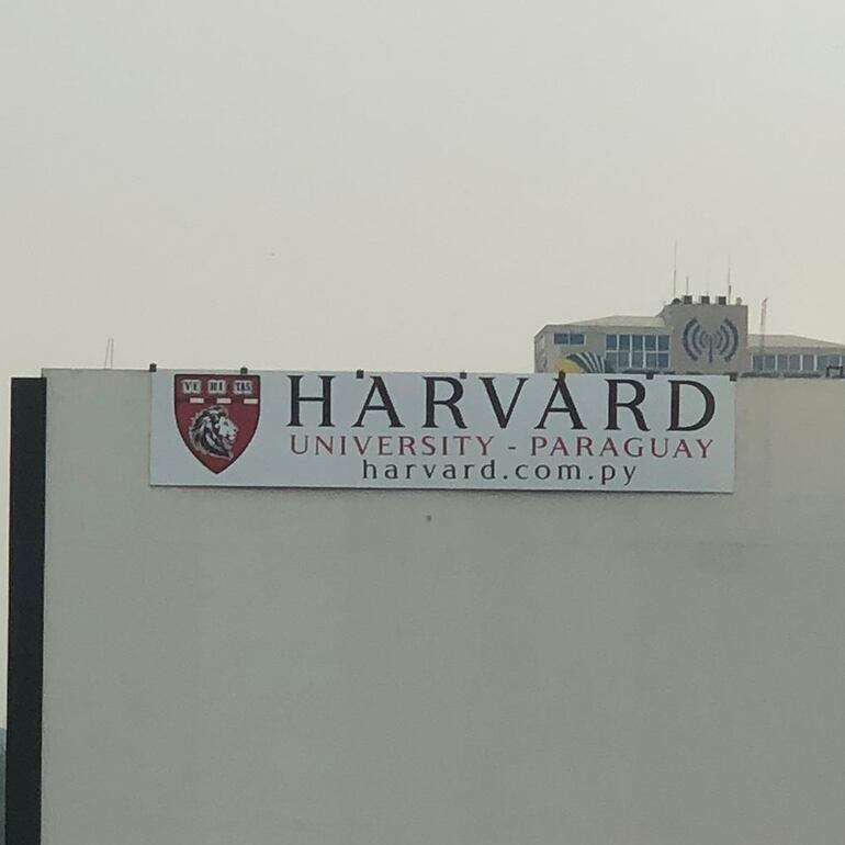 Cartel de Harvard University Paraguay.