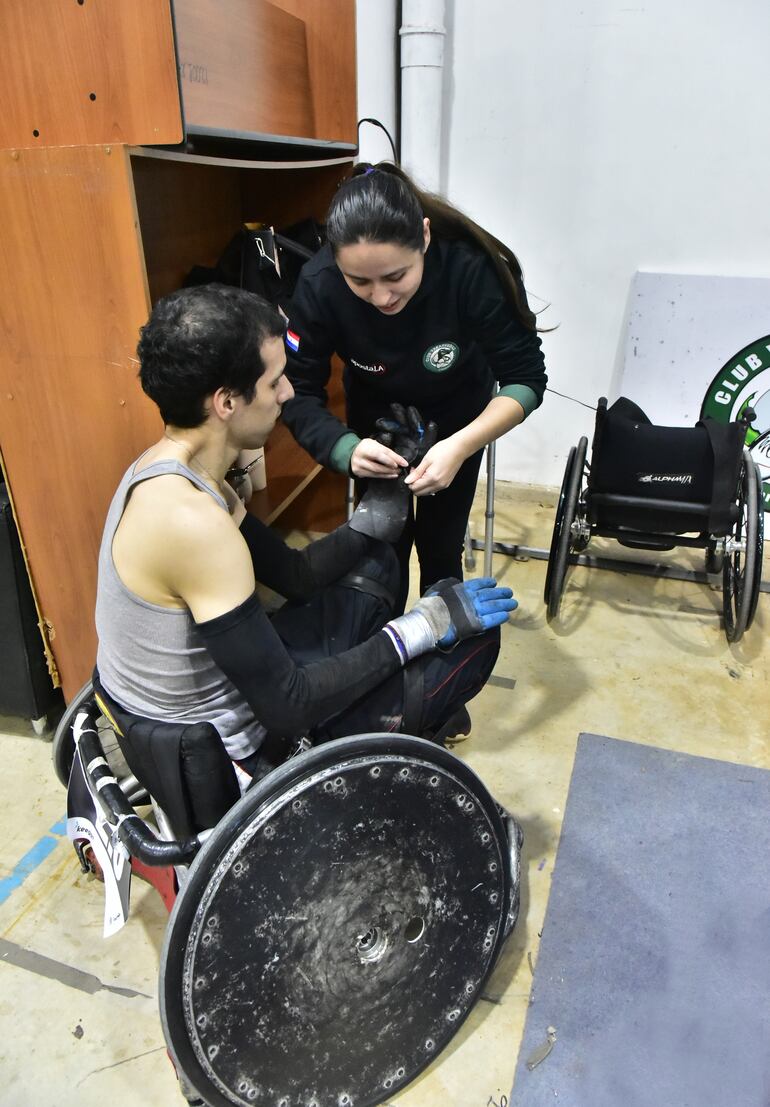 Los YakaRuedas cuentan con un gran equipo de trabajo en las prácticas y competencias.