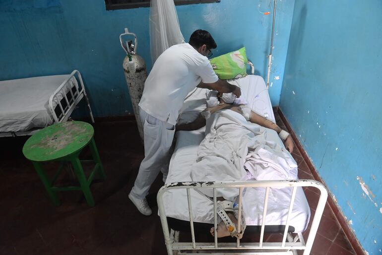 En la foto, uno de los pacientes que falleció esta semana en el Hospital Psiquiátrico. 