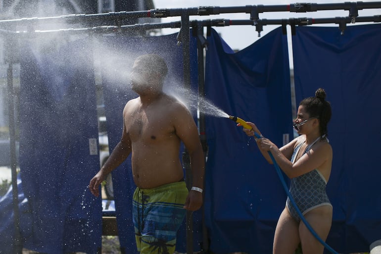 Temperaturas extremas de calor en Estados Unidos.