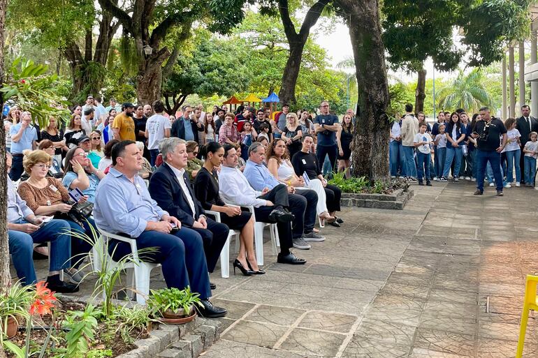 Acto para conmemorar el 7 de octubre, invasión a Israel en la Union Hebraica del Paraguay.