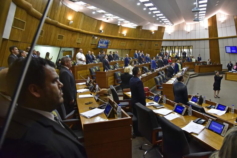 Sesión de la Cámara de Diputados.