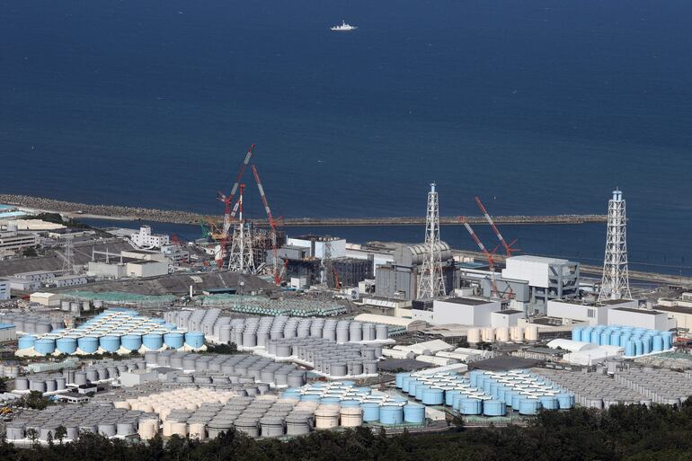 La central nuclear Fukushima Daiichi, en la ciudad de Okuma, prefectura de Fukushima, Japón.