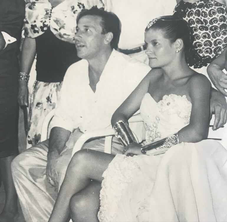 Ricardo Montaner y Marlene Rodríguez el día de su boda en 1989. Ahora, se casarán por séptima vez. (Instagram/Marlene Rodríguez)