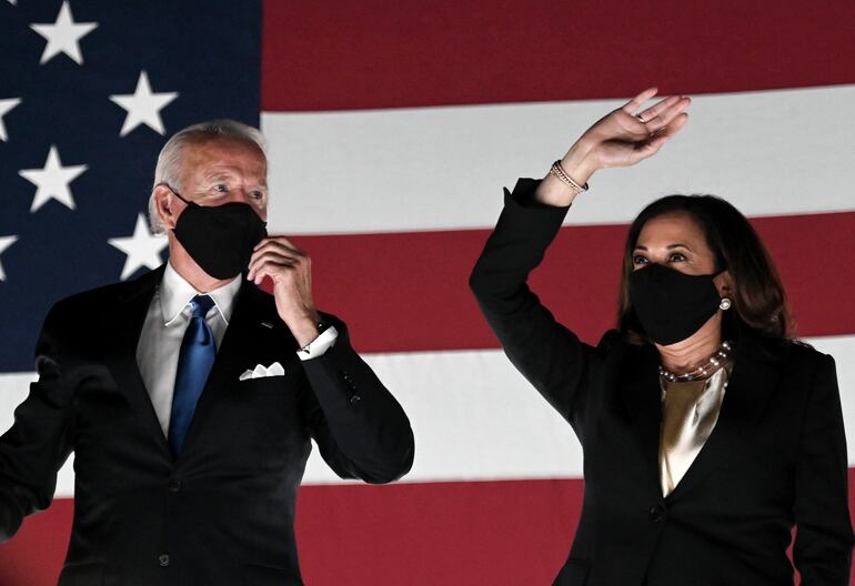 Joe Biden y Kamala Harris.