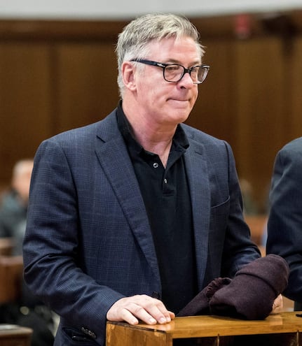 Fotografía de archivo del actor estadounidense Alec Baldwin en un tribunal de Manhattan, el 23 de enero de 2019, en Nueva York, Estados Unidos.