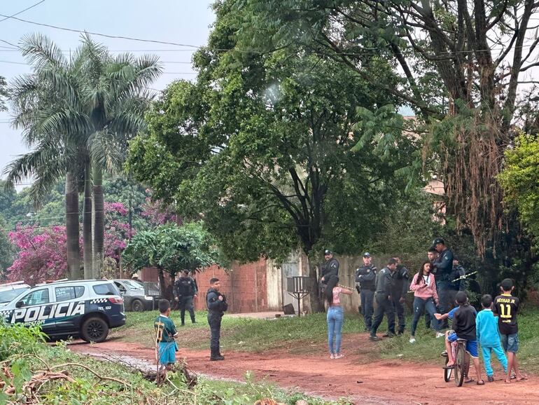 Sitio donde el fugitivo fue visto y donde posteriormente se produjo el enfrentamiento. Los policías se vieron obligados a usar fuerza letal, según informaron las autoridades.