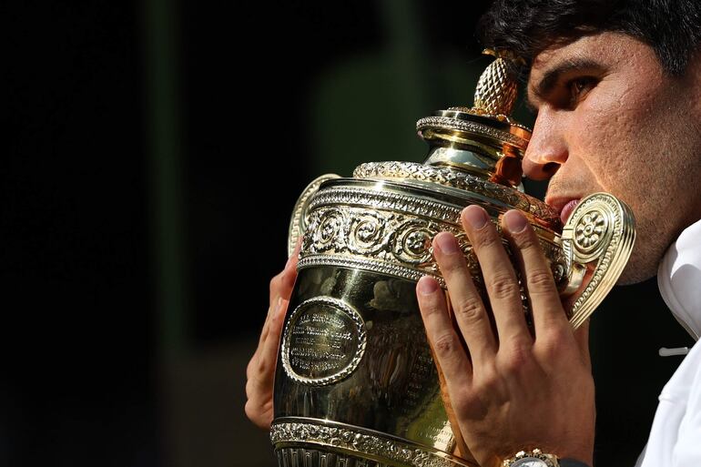 El murciano Carlos Alcaraz está invicto en las finales de Grand Slam.