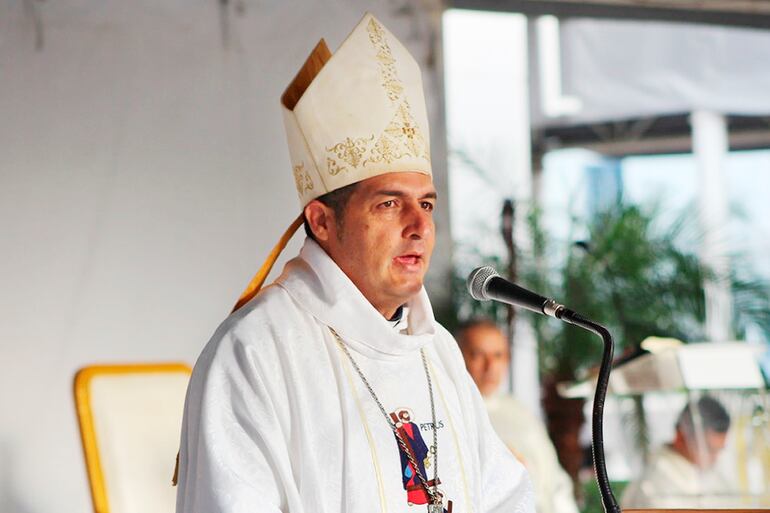 Monseñor Gabriel Escobar, obispo del Vicariato Apostólico del Chaco Paraguayo.