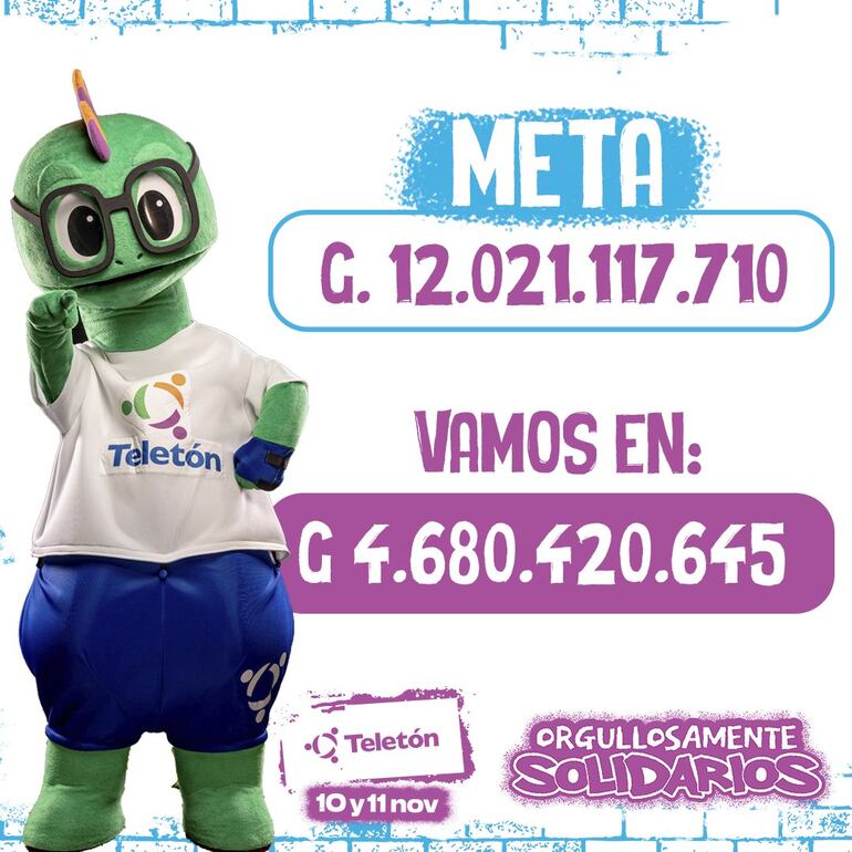 Publicación de las redes sociales de Teletón.